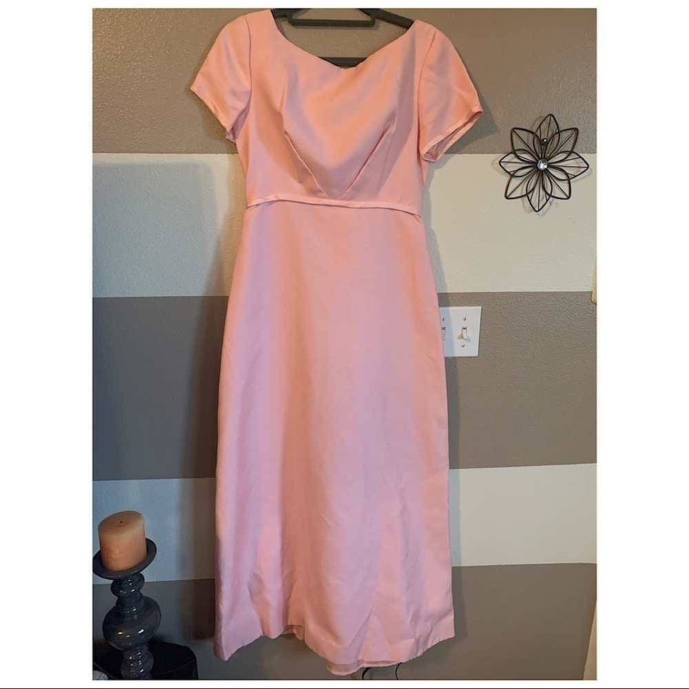 Vintage Emma Domb California Pink Dress Size 13